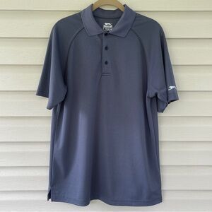 Slazenger Men's Gray Golf Polo Shirt Size M